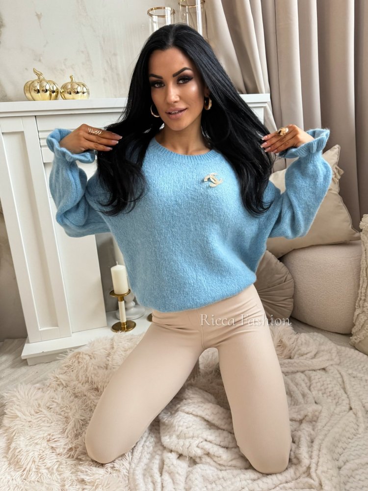 Sweter z baby alpaką EVA,...