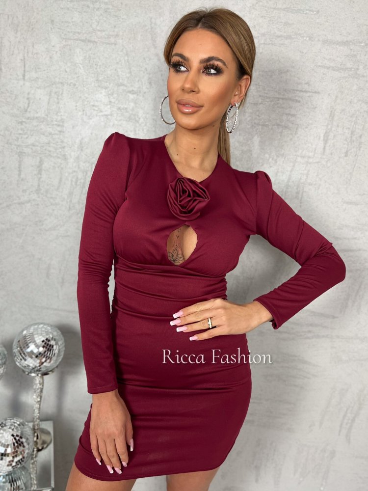 Sukienka MARLITTA, burgund