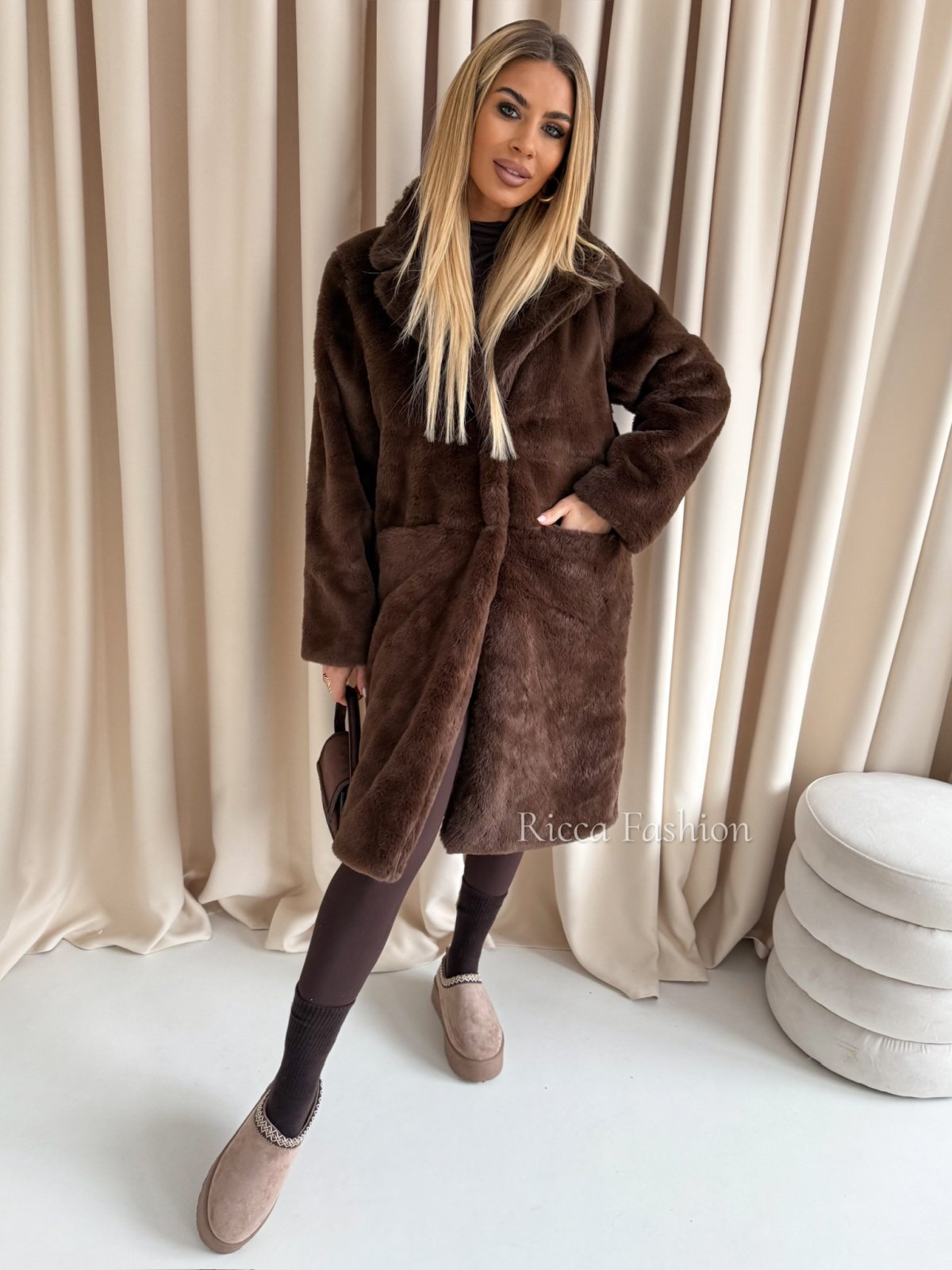 Płaszcz/futerko CELINE, chocolate