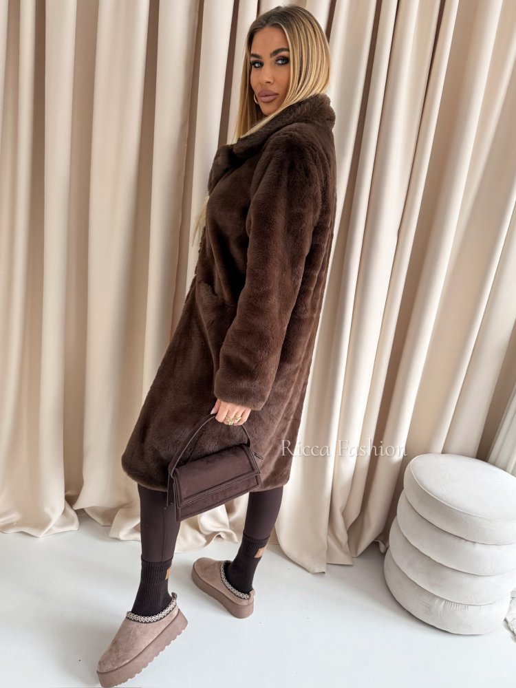 Płaszcz/futerko CELINE, chocolate