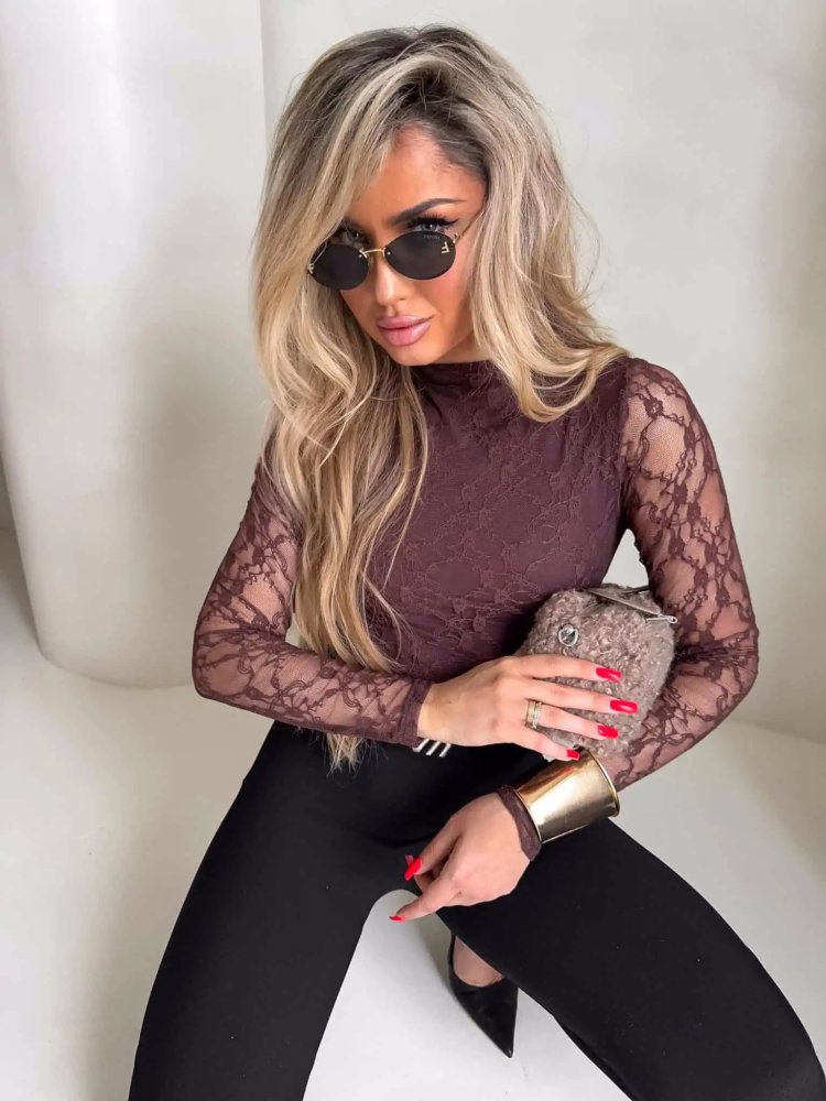 Bluzka SKIN transparent,...