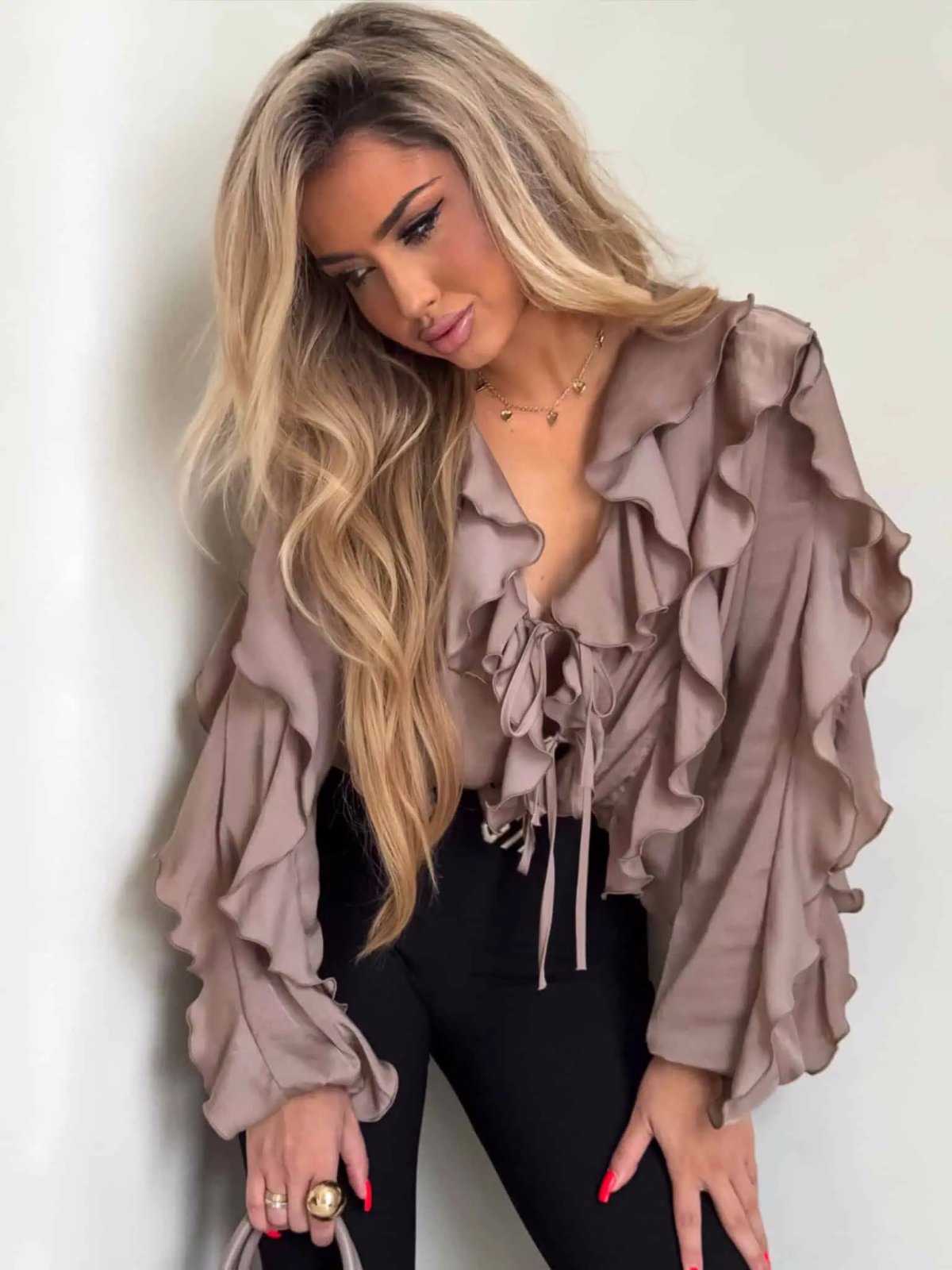 Koszula COURTNEY, mokka