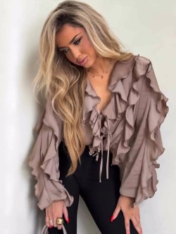 Koszula COURTNEY, mokka