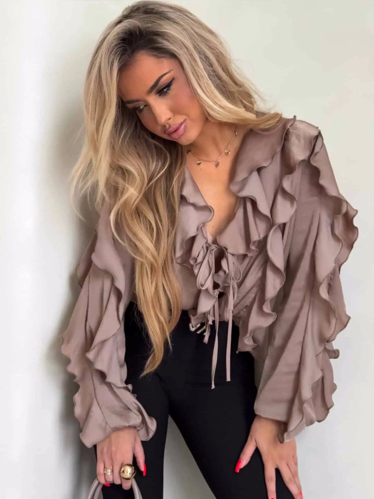 Koszula COURTNEY, mokka