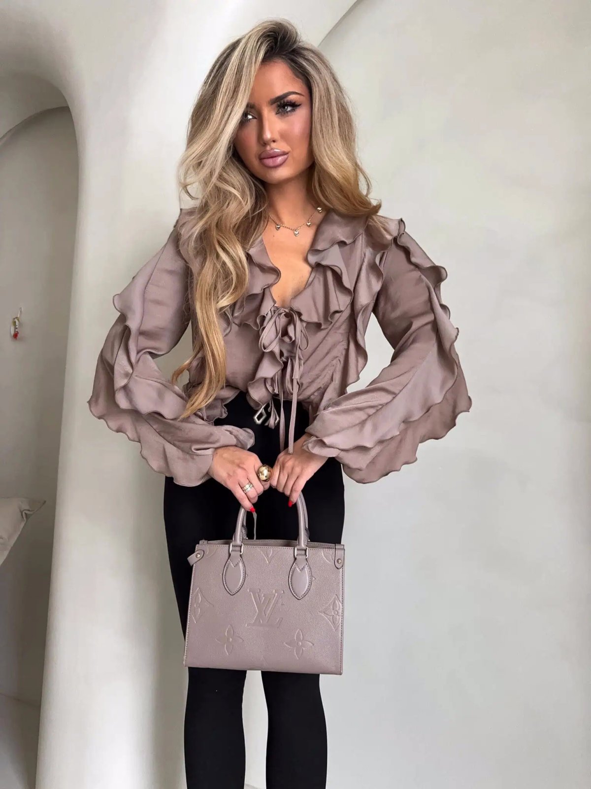 Koszula COURTNEY, mokka