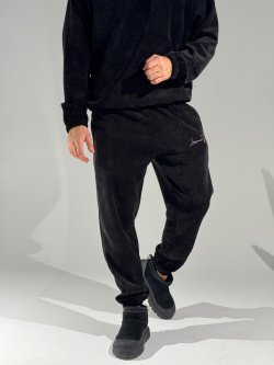 Spodnie dresowe męskie KING, czarne