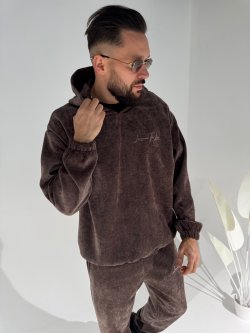 Bluza męska KING, czekolada