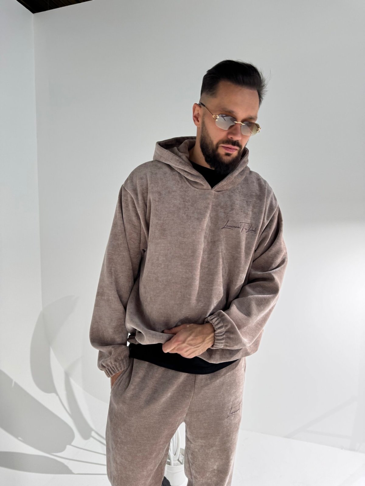 Bluza męska KING, beż