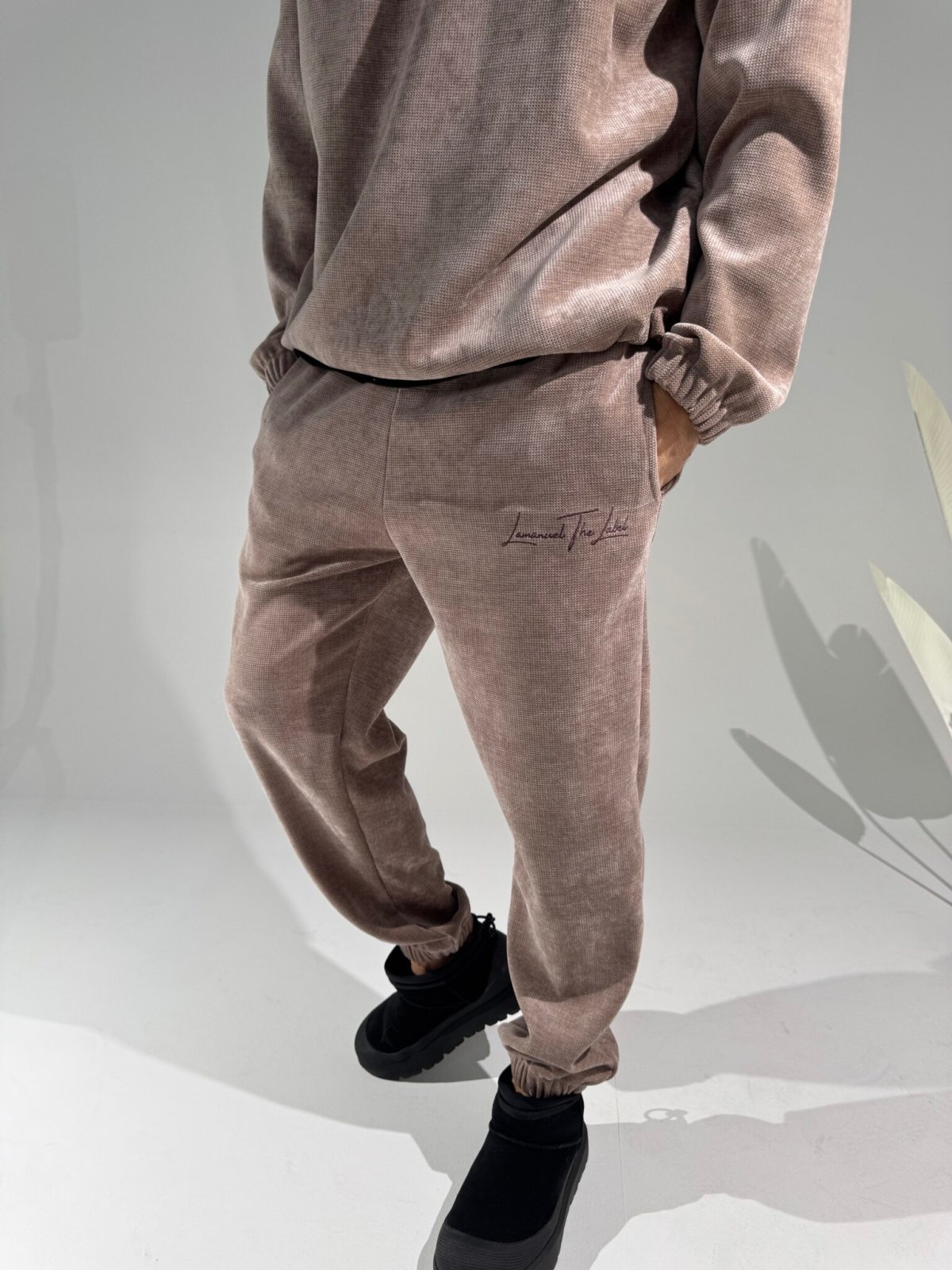 Spodnie dresowe męskie KING, beż