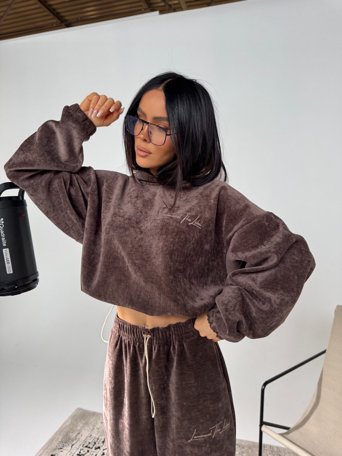 Bluza QUEEN, czekolada