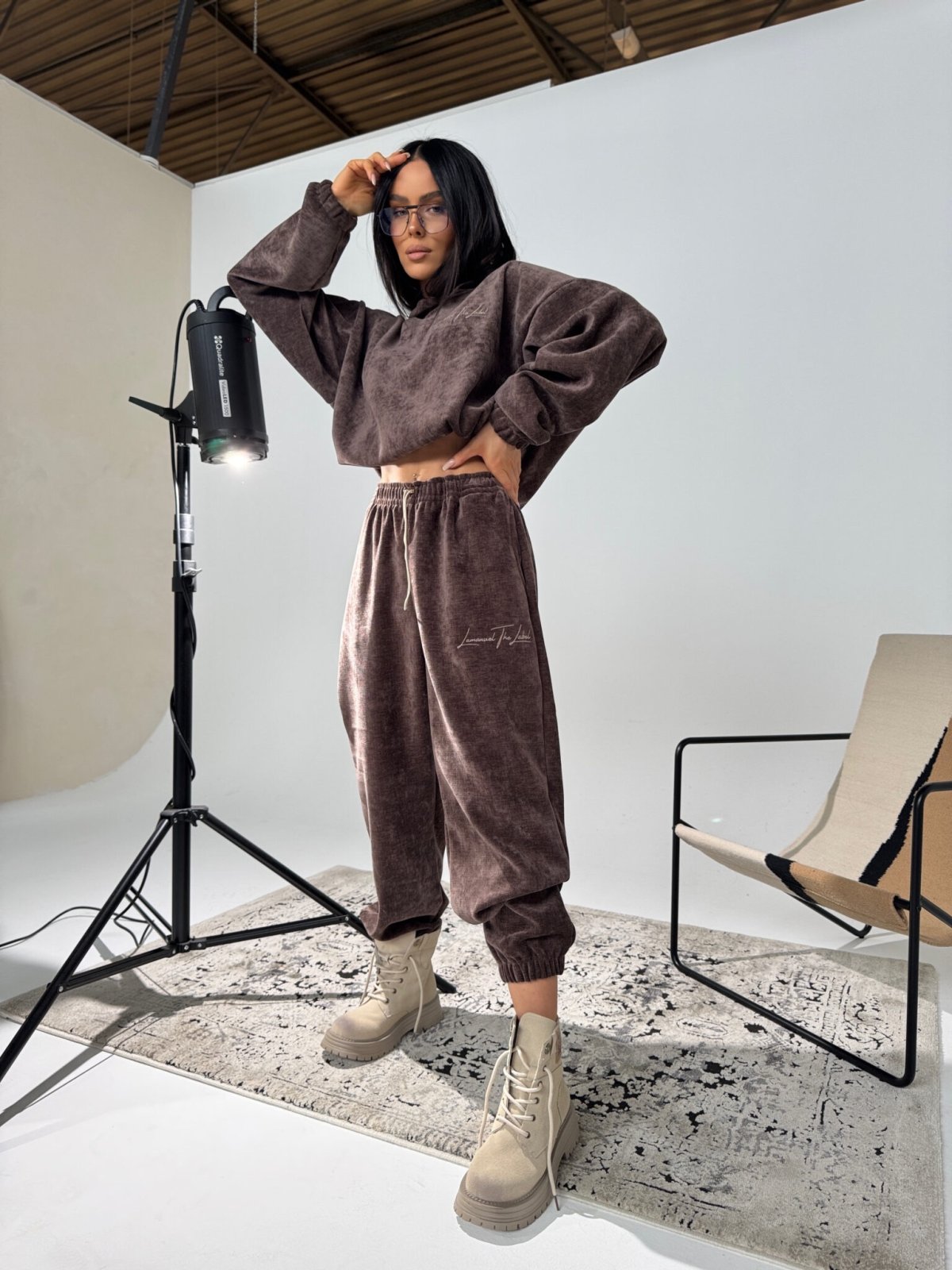 Bluza QUEEN, czekolada