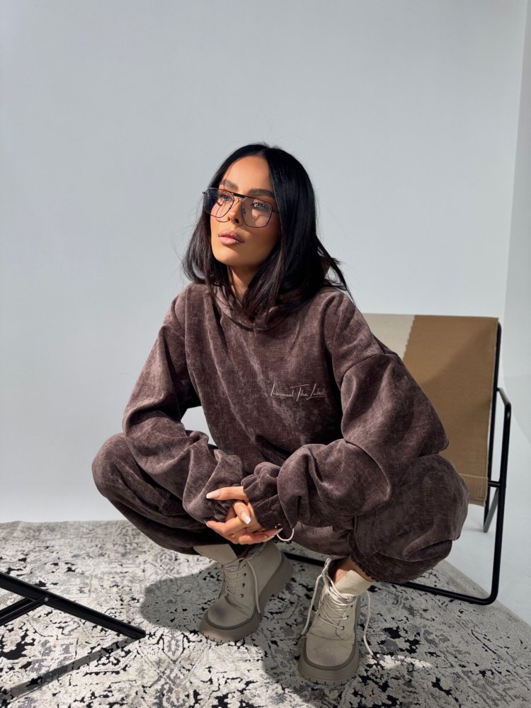 Bluza QUEEN, czekolada