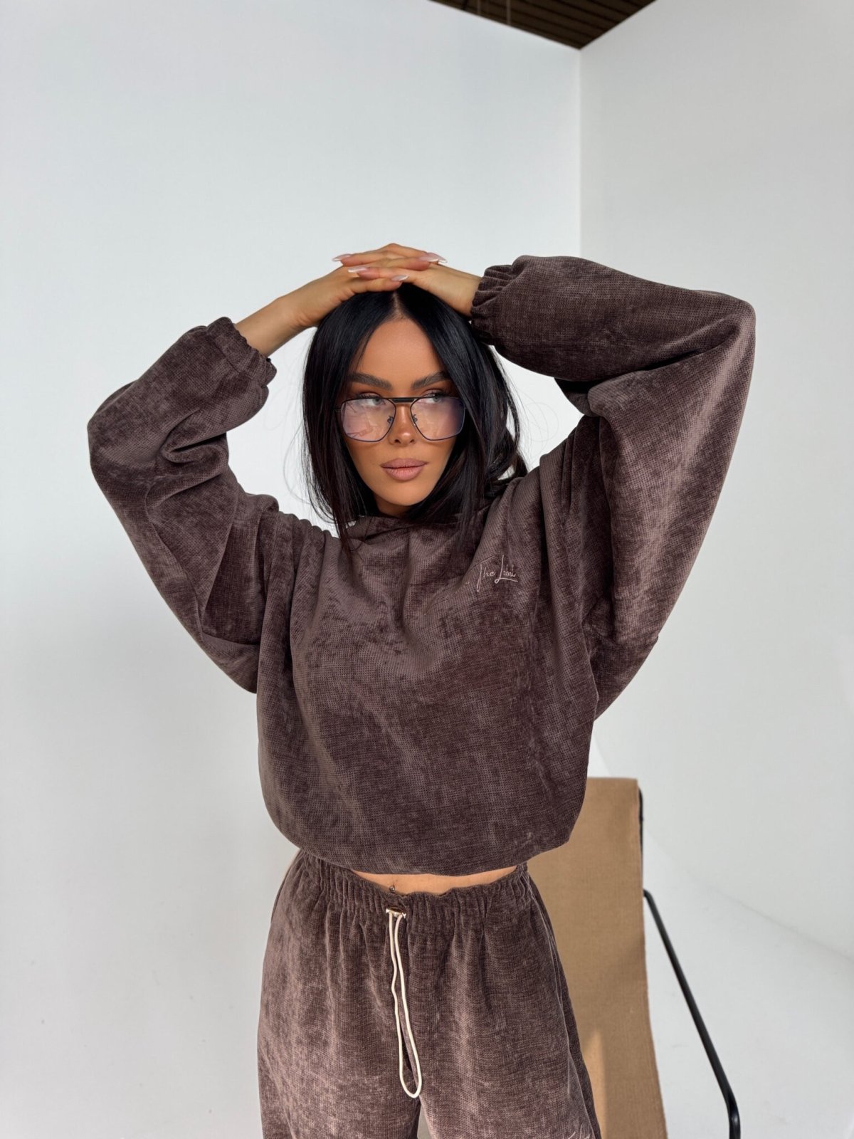 Bluza QUEEN, czekolada