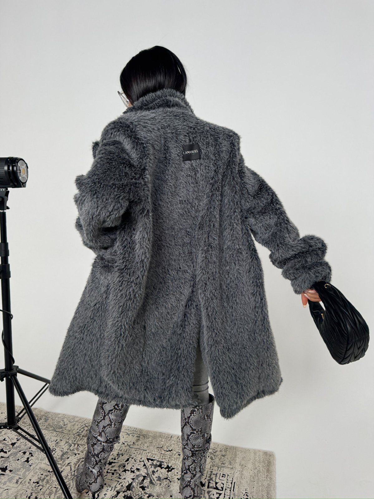 Płaszcz ALPHA, grafit