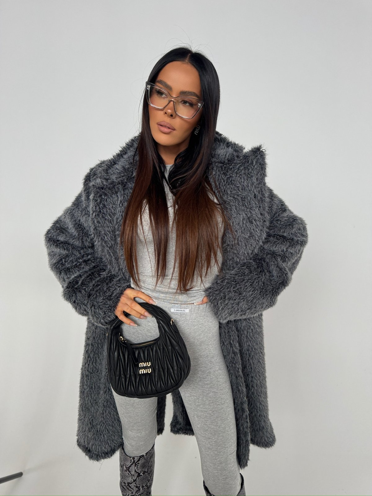 Płaszcz ALPHA, grafit