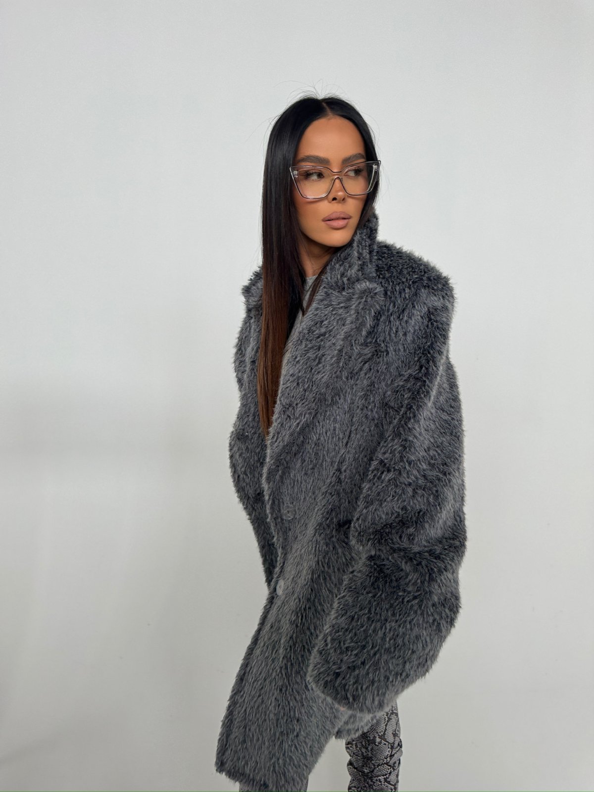 Płaszcz ALPHA, grafit