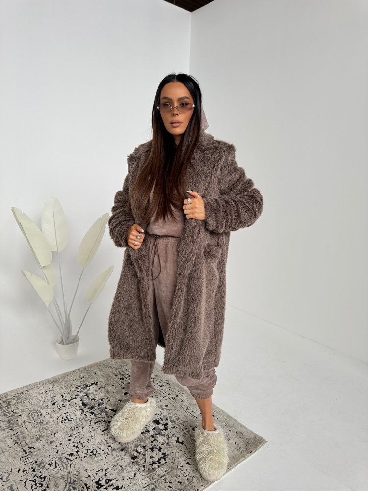 Płaszcz ALPHA, czekolada