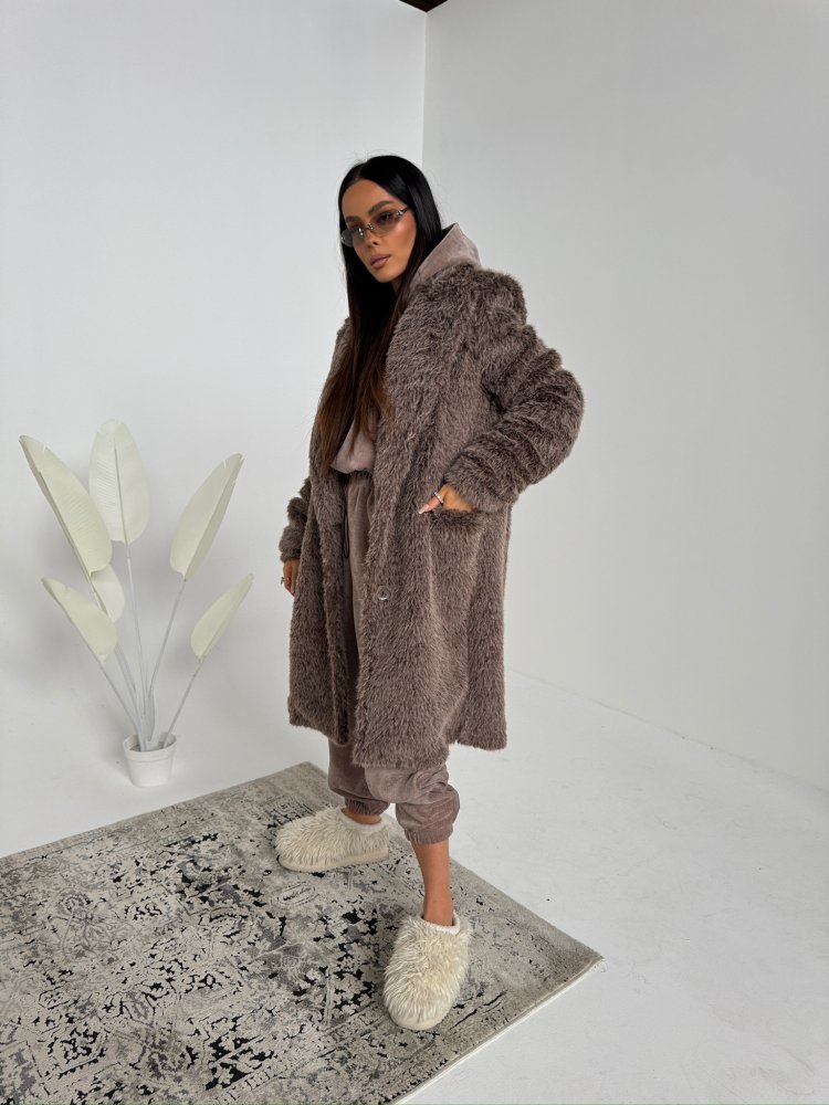 Płaszcz ALPHA, czekolada