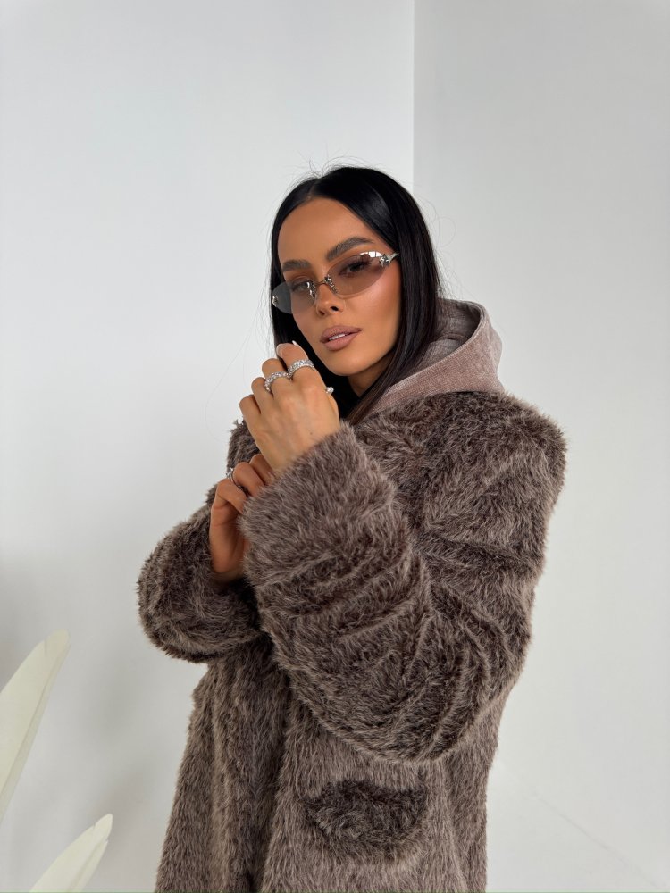 Płaszcz ALPHA, czekolada