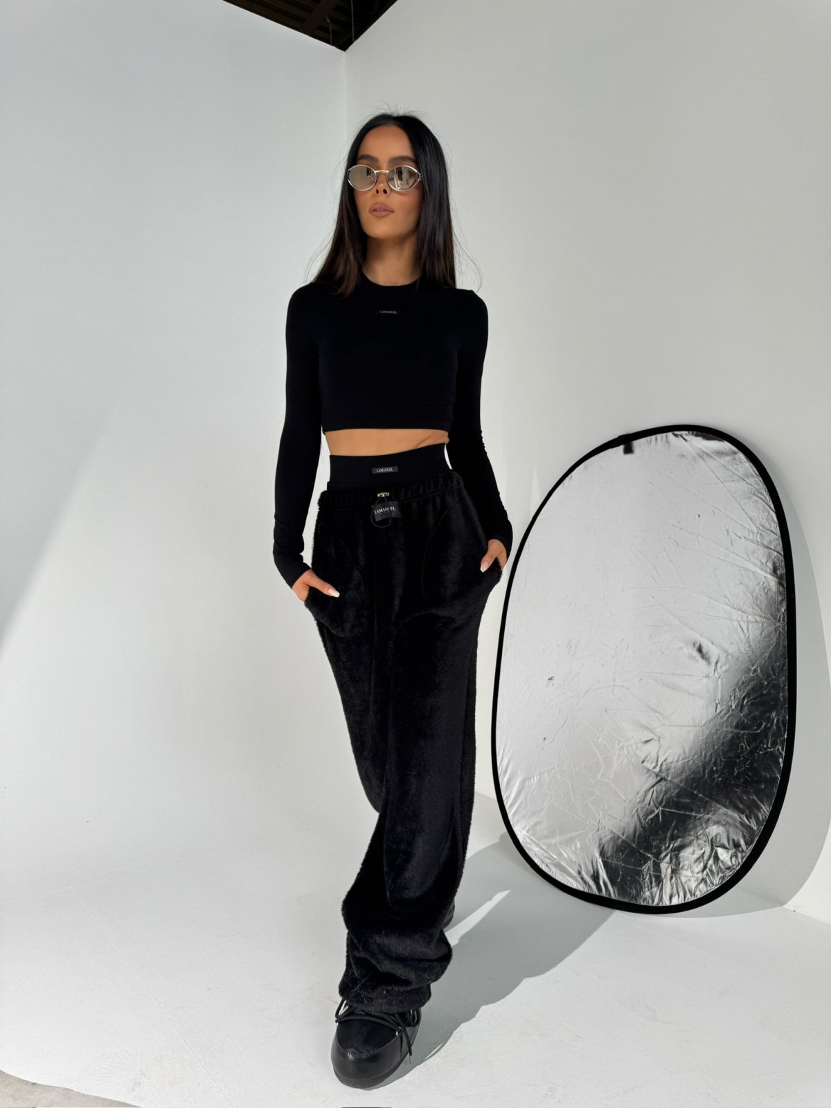 Spodnie dresowe TENDER, czarne