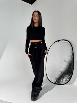 Spodnie dresowe TENDER, czarne