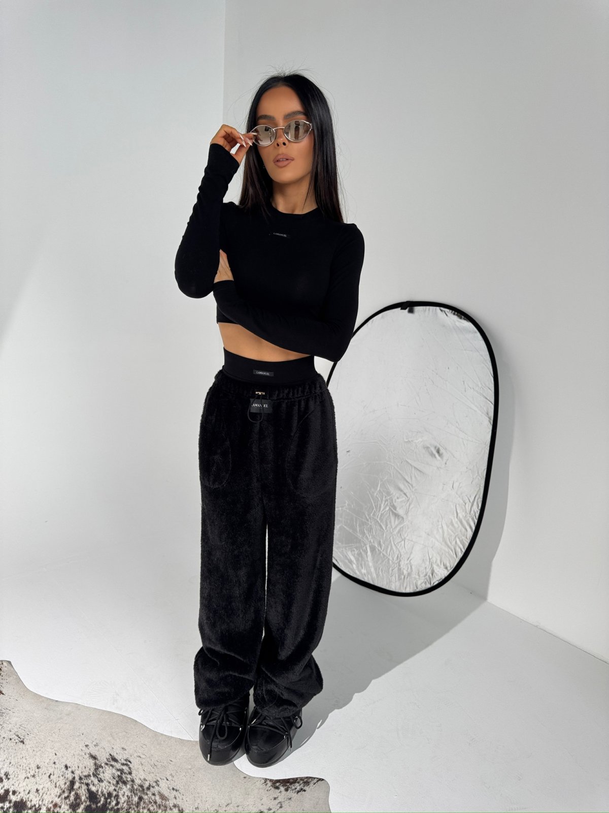 Spodnie dresowe TENDER, czarne