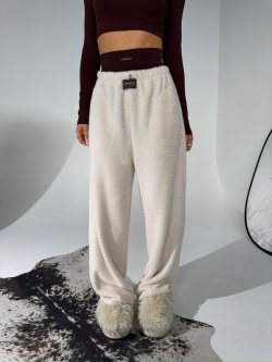 Spodnie dresowe TENDER, ecru