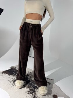 Spodnie dresowe TENDER, czekolada