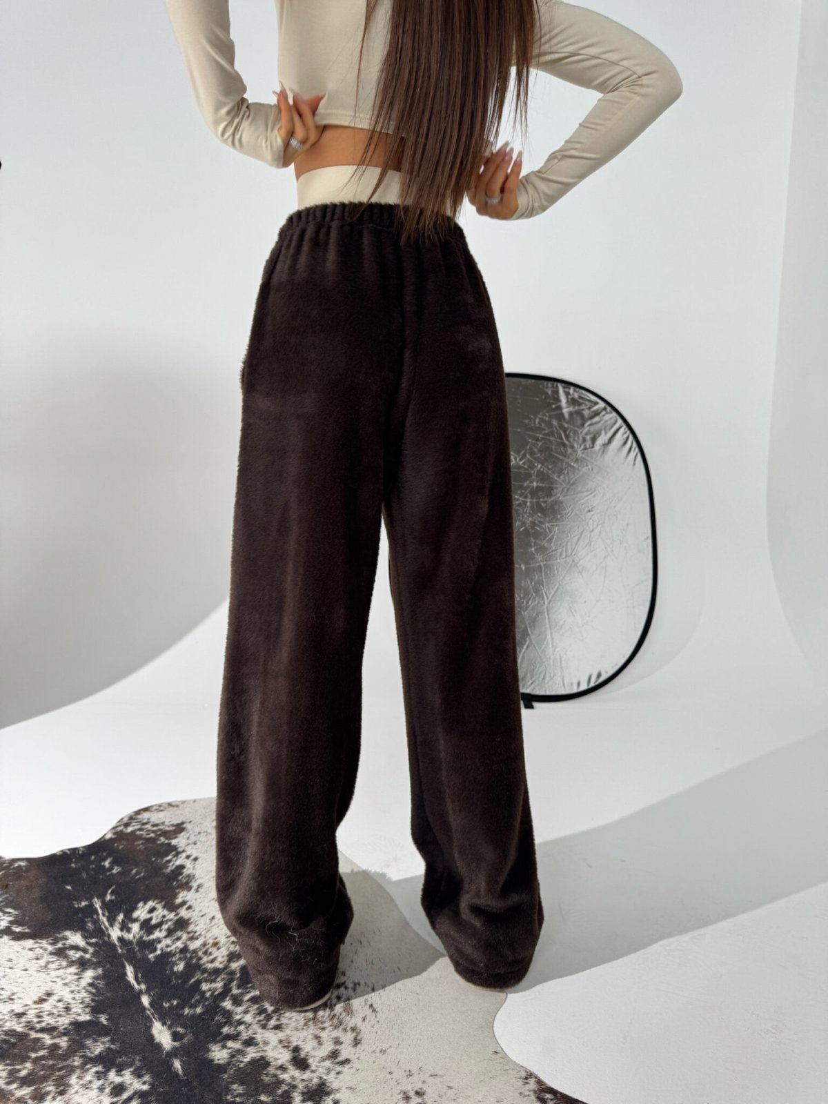 Spodnie dresowe TENDER, czekolada