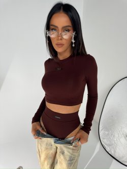 Komplet bieliźniany SENSE, kakao