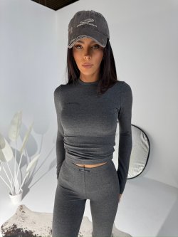 Bluzka/top ORGIN, grafit