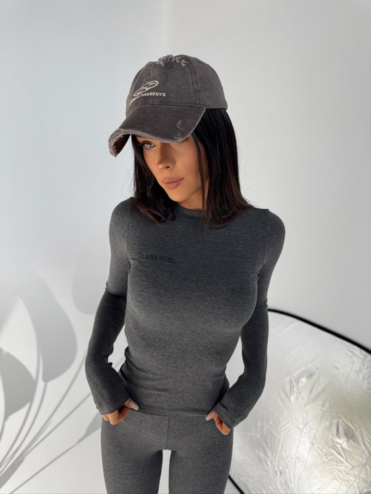 Bluzka/top ORGIN, grafit