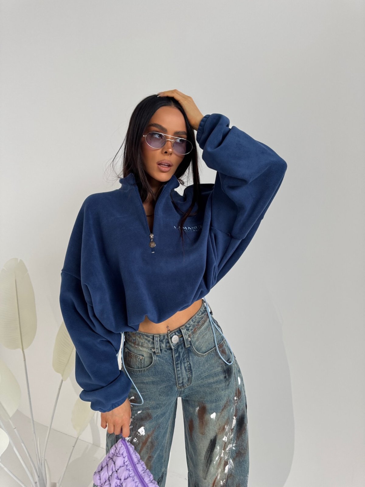 Bluza polarowa WARM UP, jeans