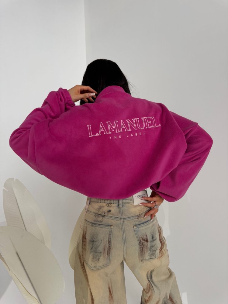 Bluza polarowa WARM UP, fuksja