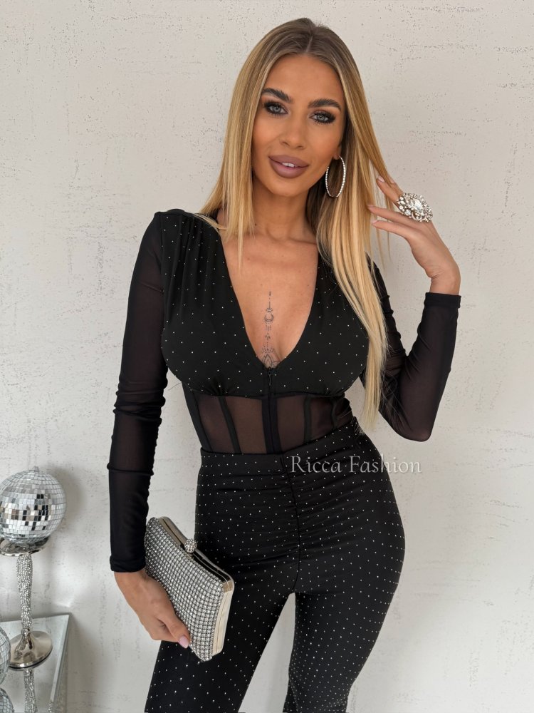 Body siateczkowe RITUAL, black