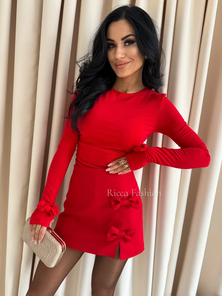 Spódniczko-szorty GLORISS, red