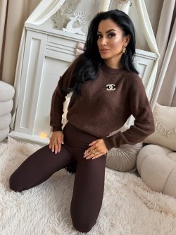 Sweter WISPER, chocolate