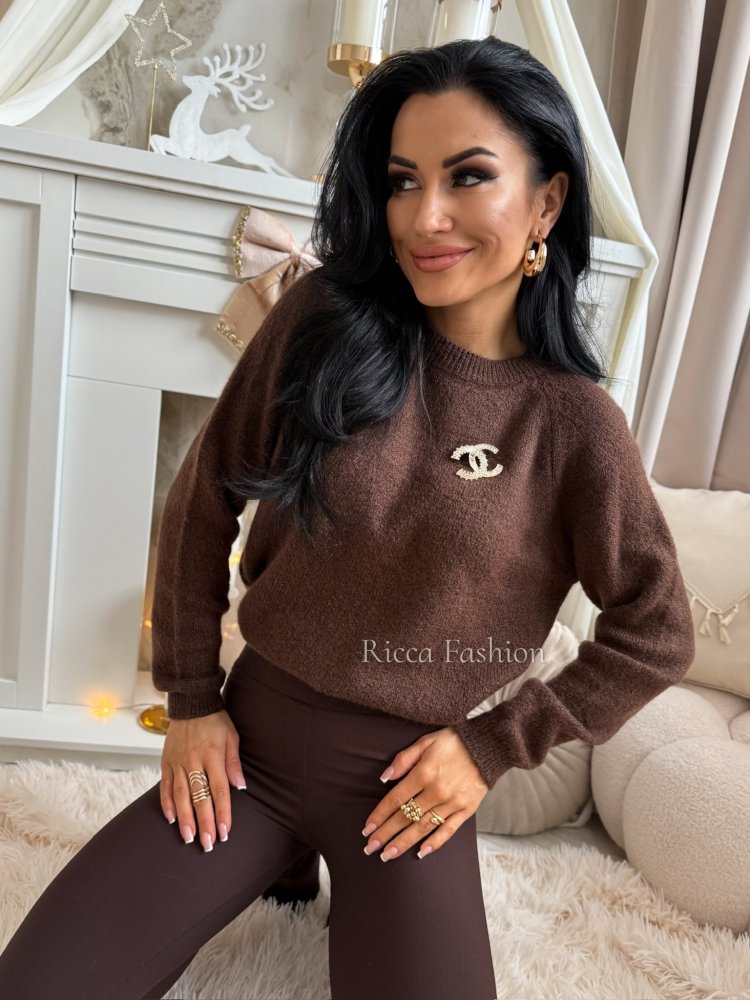 Sweter WISPER, chocolate