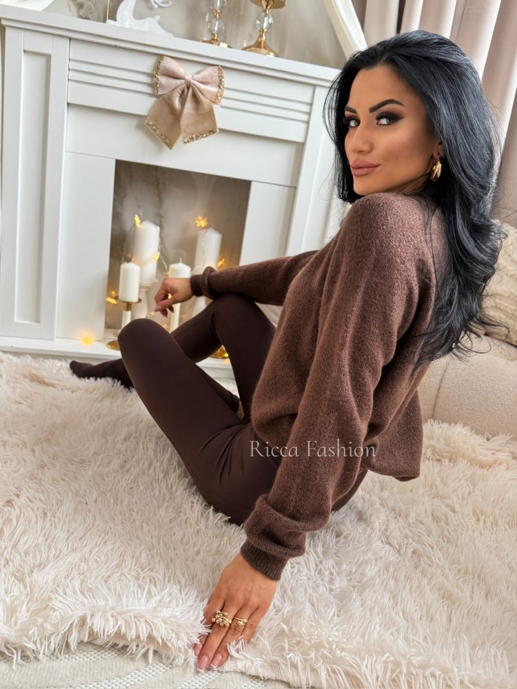 Sweter WISPER, chocolate