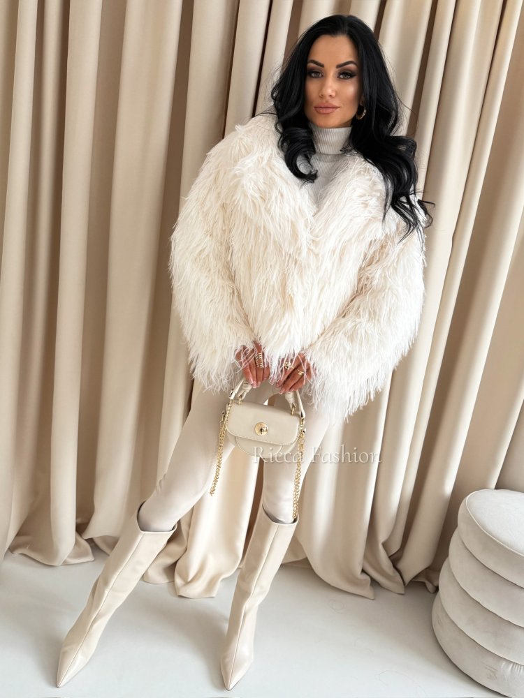 Kurtka/futerko MIKAELA, ecru