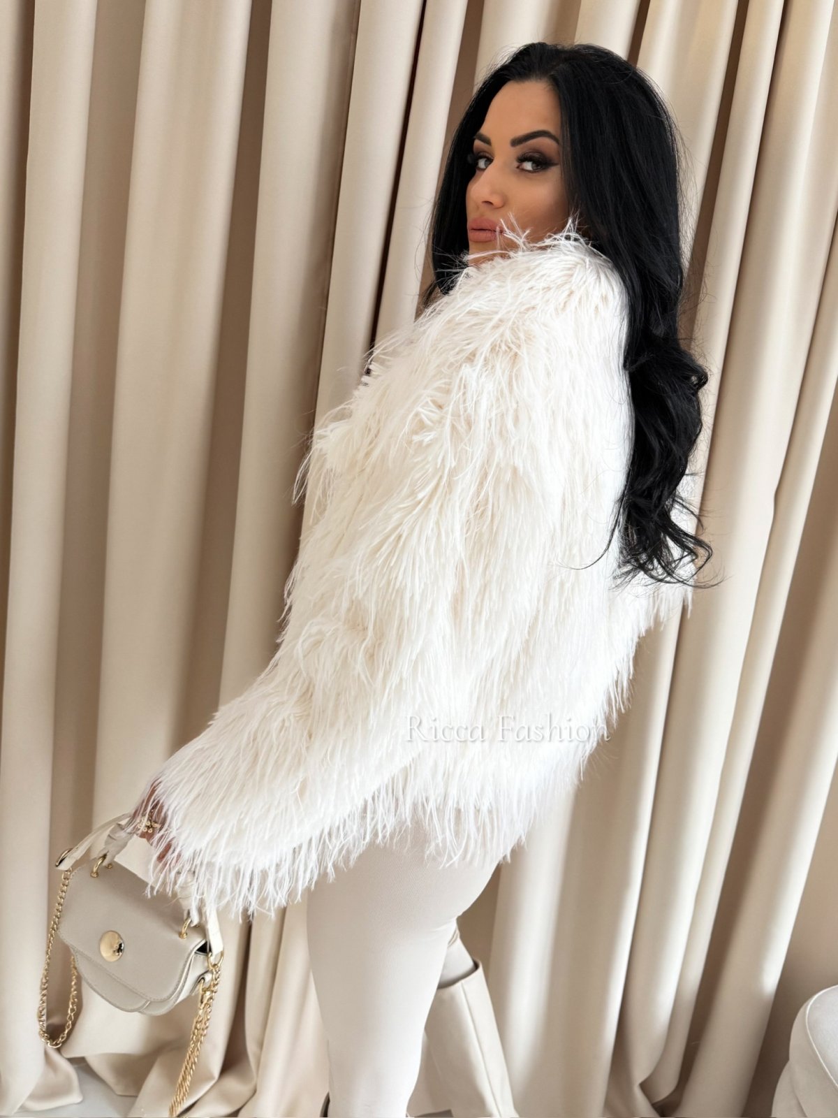 Kurtka/futerko MIKAELA, ecru