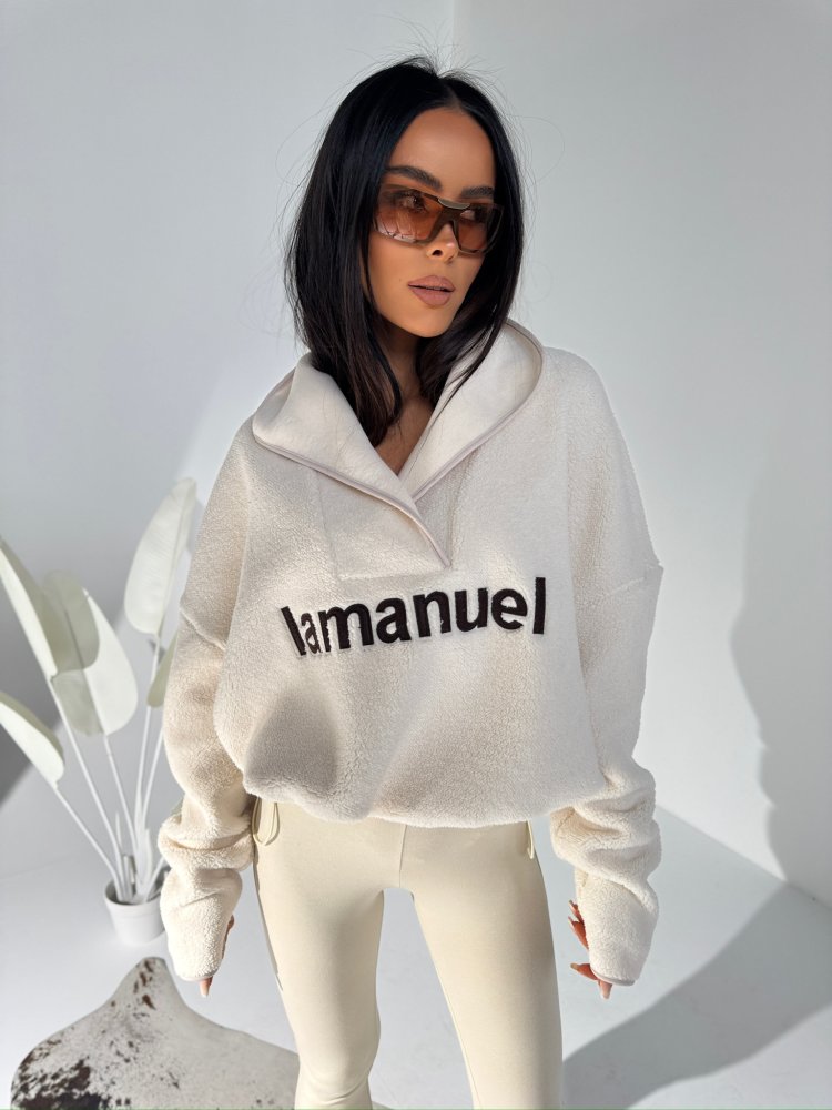 Bluza polarowa ASPEN, ecru