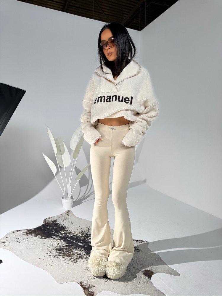 Bluza polarowa ASPEN, ecru