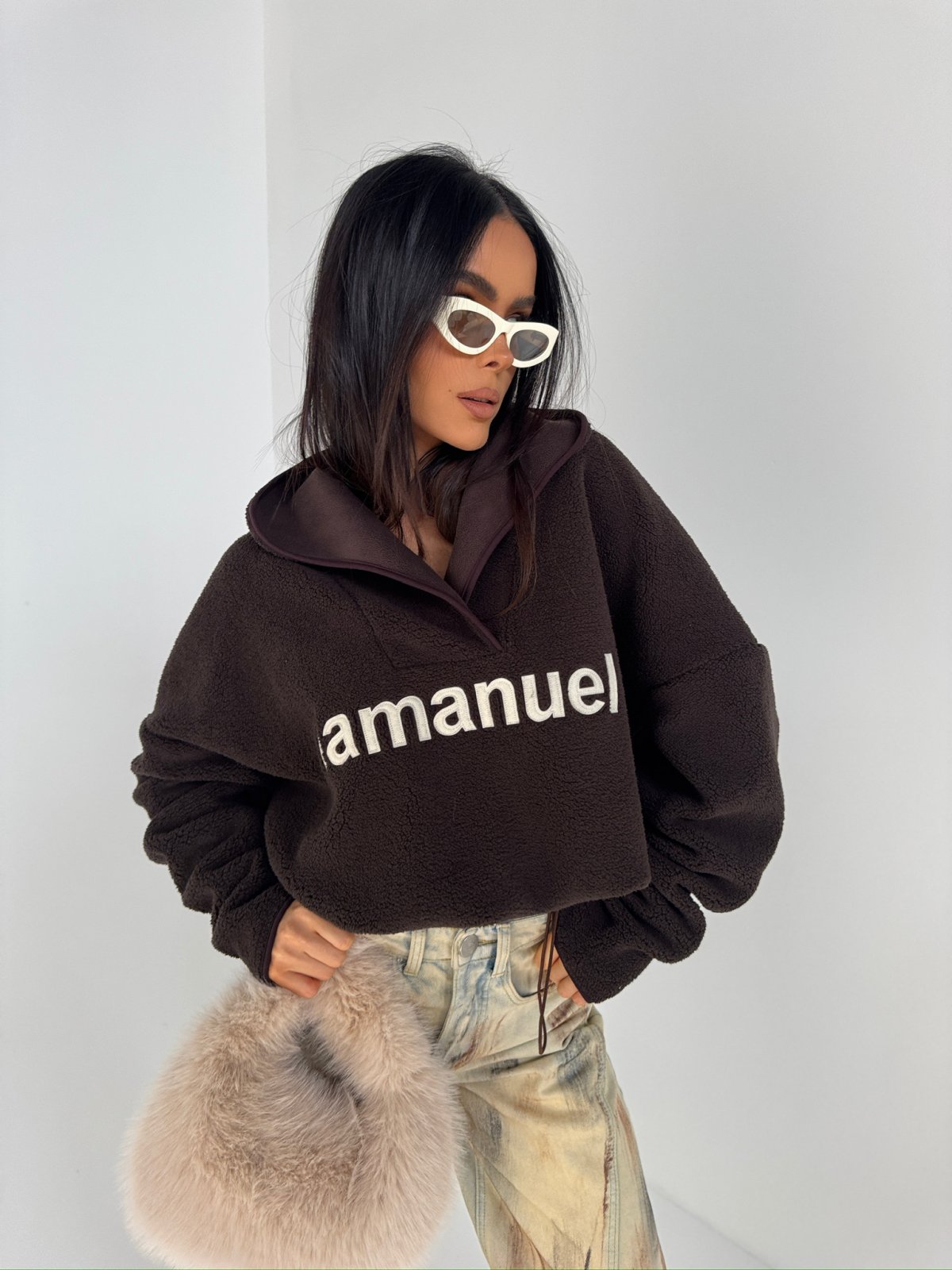 Bluza polarowa ASPEN, czekolada