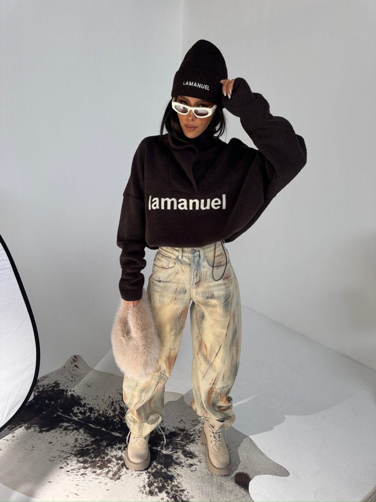 Bluza polarowa ASPEN, czekolada