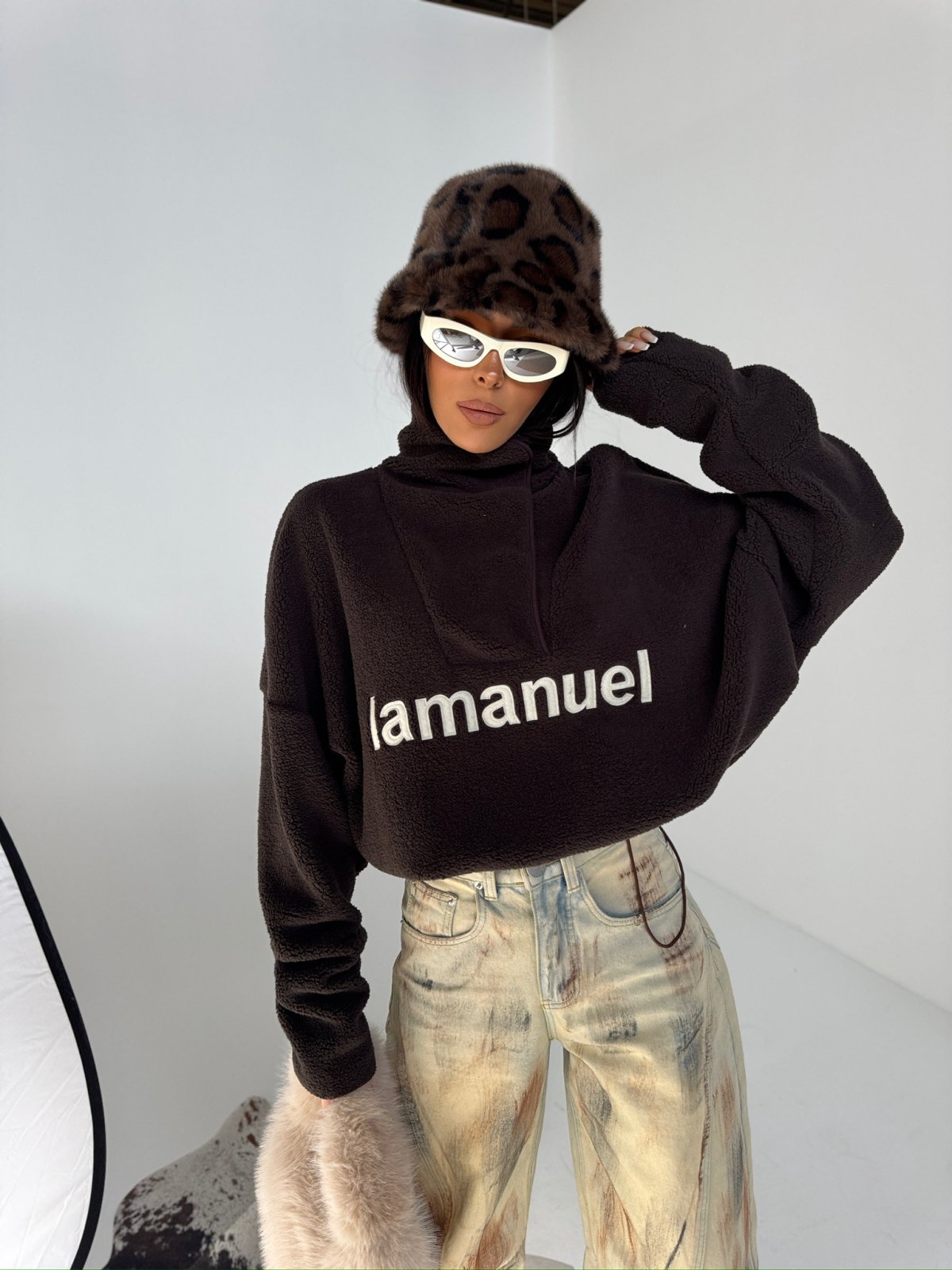 Bluza polarowa ASPEN, czekolada