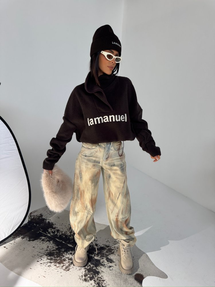 Bluza polarowa ASPEN, czekolada