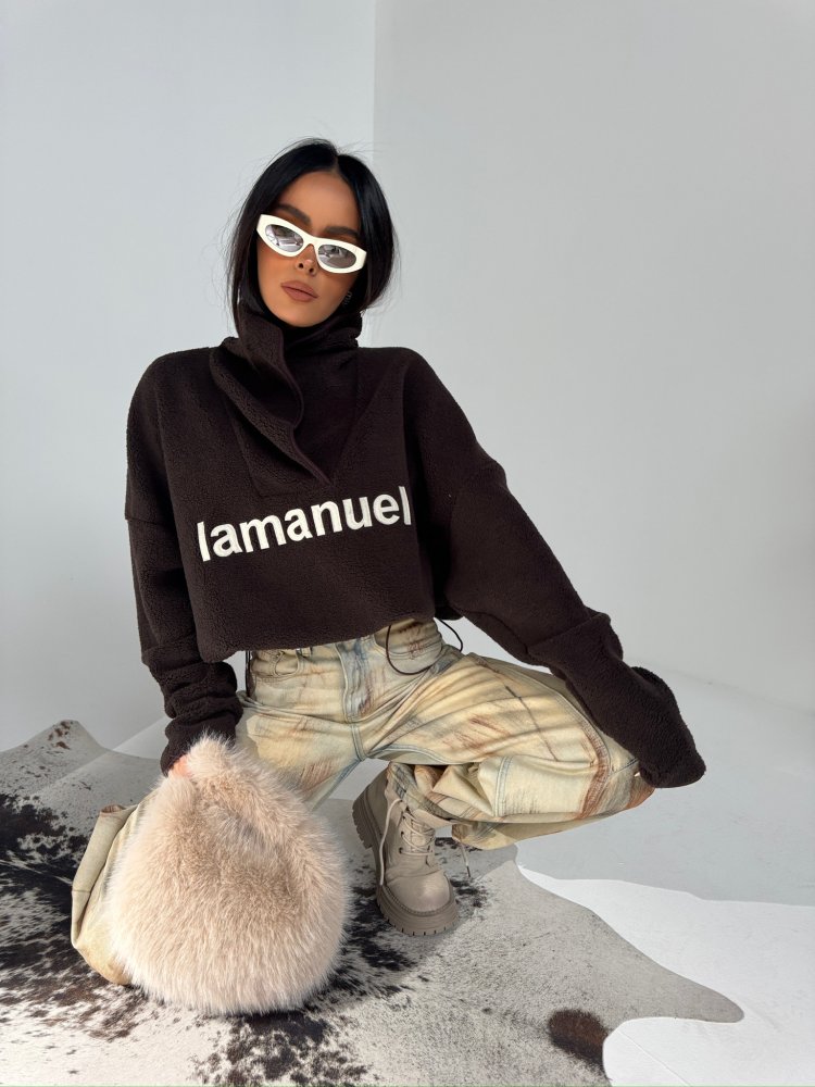 Bluza polarowa ASPEN, czekolada