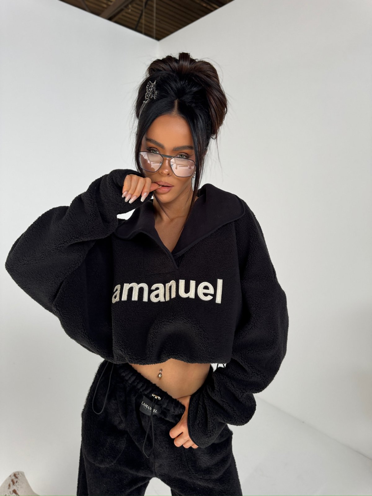 Bluza polarowa ASPEN, czarna