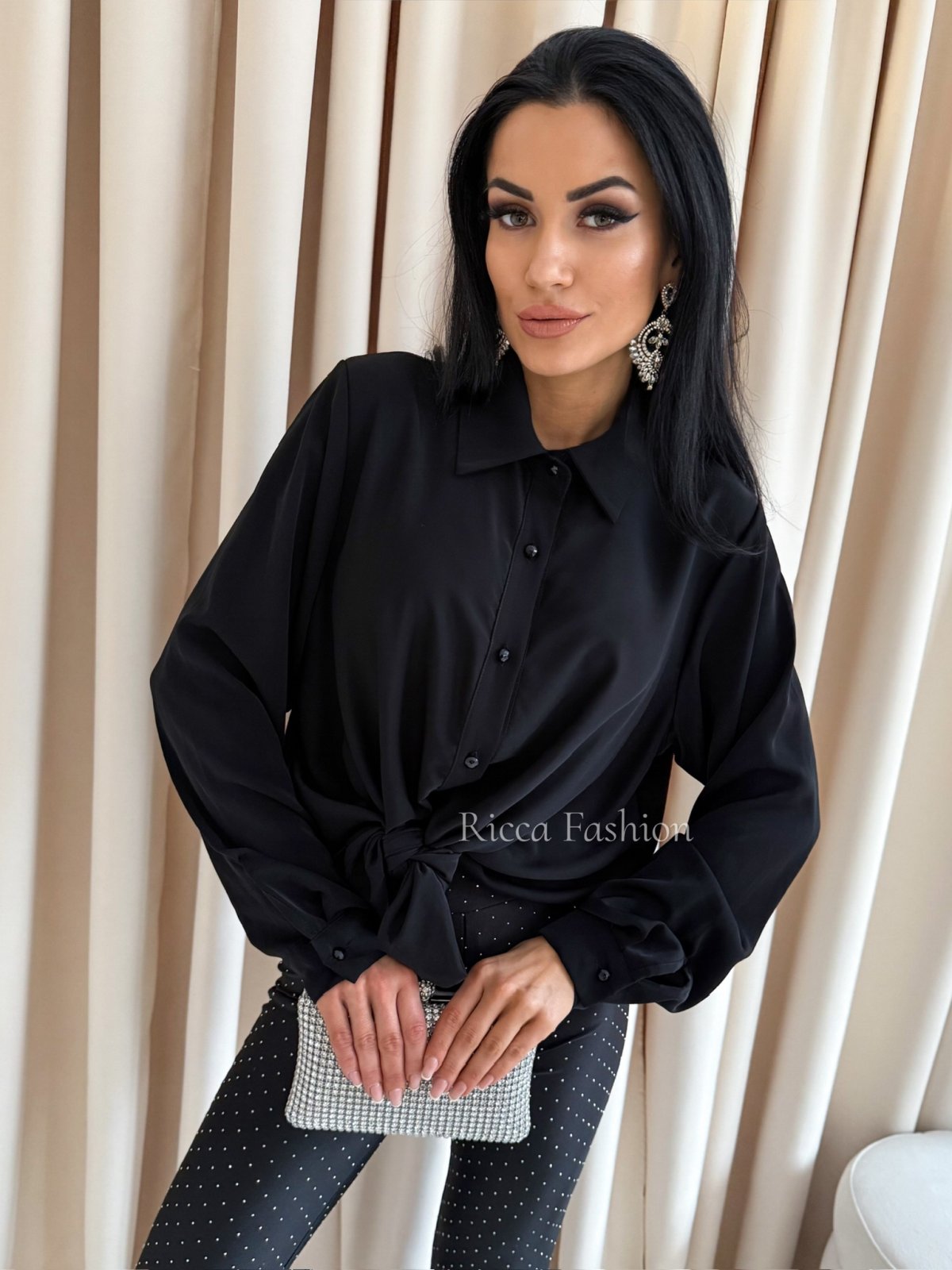 Koszula MADRE, black